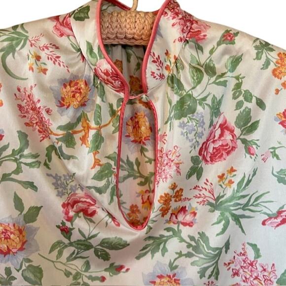 Vintage 1970s Vanity Fair Floral Pajama Set – Size Petite - Picture 2 of 9
